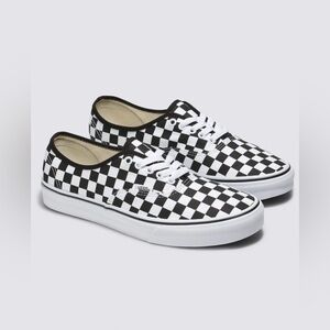 Vans Customs Checkerboard Authentic Lace Up - W 8 / M 6.5